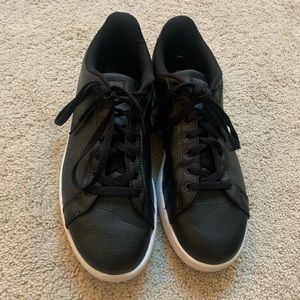 Black leather men’s adidas